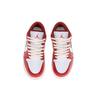 Jordan Air Jordan 1 Low Top Vintage Basketball Shoes Men's White Red FJ3459-160(Team-)