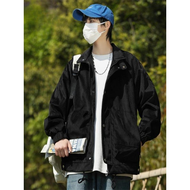 Casual Jackets for Men Windproof Black Green Military Bomber Cargo 2025 Spring Autumn Clothing Man Fashion Jacket