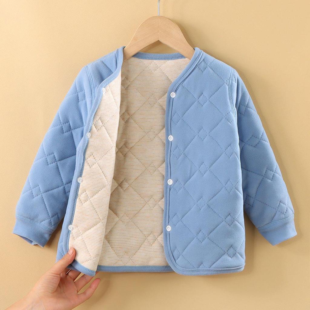 Children's Warm Quilted School Uniform Inner Layer for Boys & Girls - Autumn/Winter Style