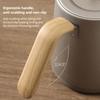 800ML Stainless Steel Gooseneck Tea Kettle Electric Coffee Pot Household Temperature Control Heating Water Bottle