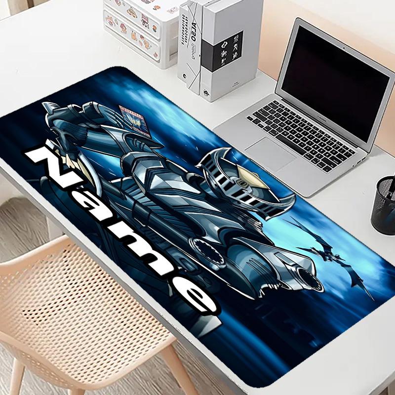 Custom Name Personalized Knight Rider Pattern Mousepad, Laptop PC Desk Mat, Decorative Desk Mat for Home Keyboard Pad Gift