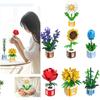 Rose Sunflower Daisy Building Blocks Model Toy Kids Gift – Decorate Surprise