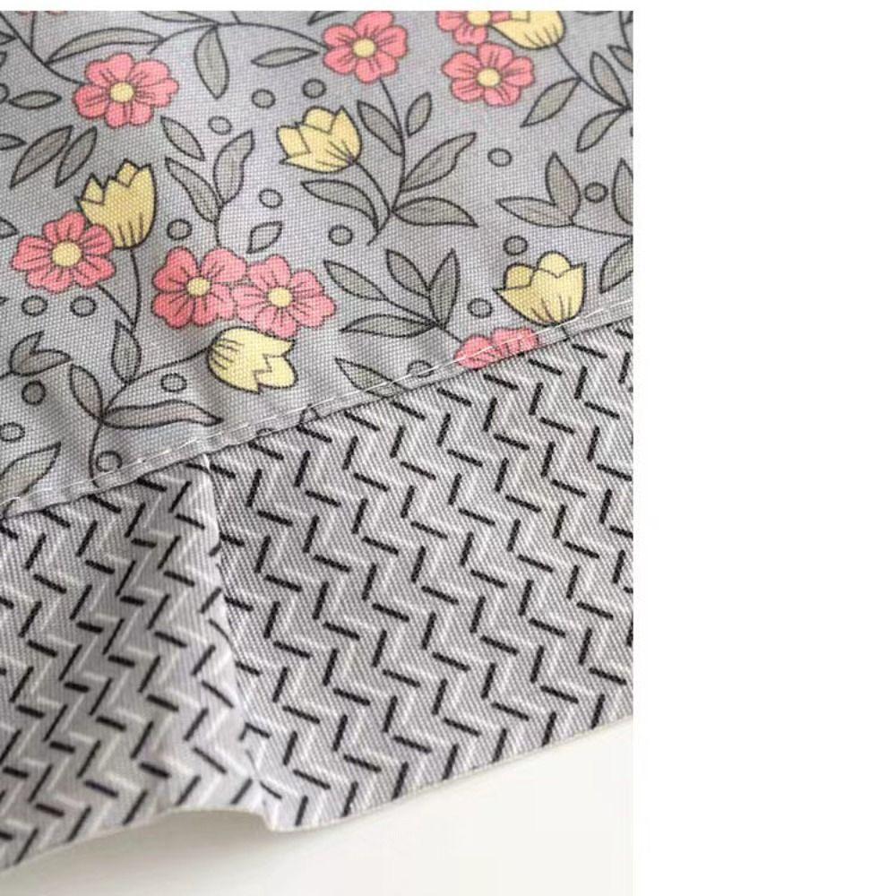 Anti-fouling Work Clothes Flower Cooking Half-waist Apron Fashion Half-length Apron  Cooking