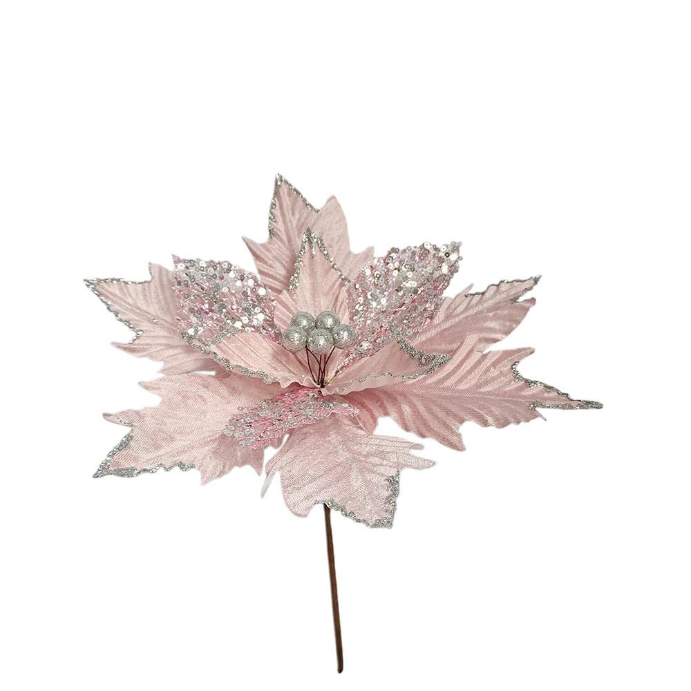 Christmas Ornament Set With Preserved Flowers For Holiday Decor And Tree Embellishments