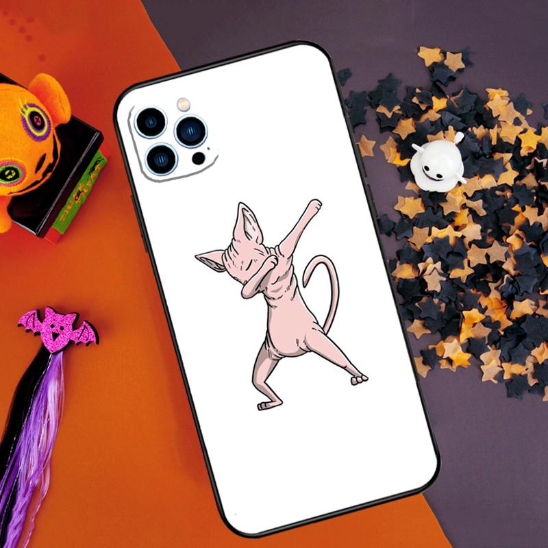 Sphynx Cat Bumper Case For iPhone 16 15 14 Pro Max 11 12 13 Pro Max Mini XR 16e 16 15 Plus Phone Cover