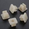 50Pcs Car Universal Fender Bumper Door Side Skirt Fixing Clip White Plastic Push Rivet Fender Clip For 5mm Hole Car Accessoires