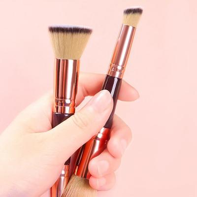 1Pcs Double-Ended Makeup Brush Foundation Concealer Brush Beauty Tools