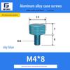 Knurled Aluminum Alloy Hand-Tightening Knob - M3M4M5M6M8 Sizes.