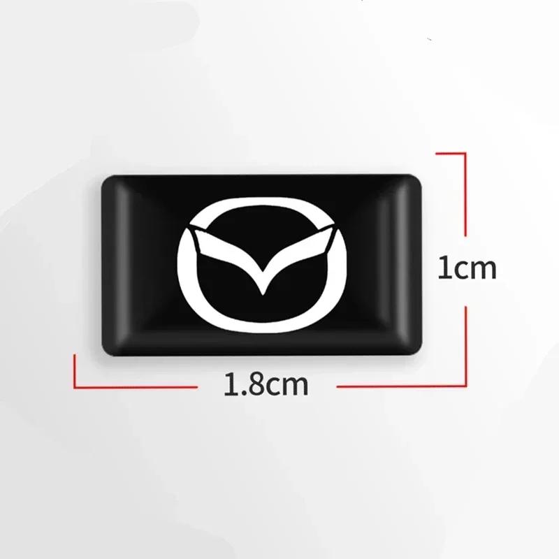 

3D Наклейки-Значки для Декора Салона Автомобиля Авто Стайлинг для Mazda 3 CX3 CX4 CX5 CX7 CX8 CX9 CX30 RX7 Atenza Axela Декорация 5Pcs