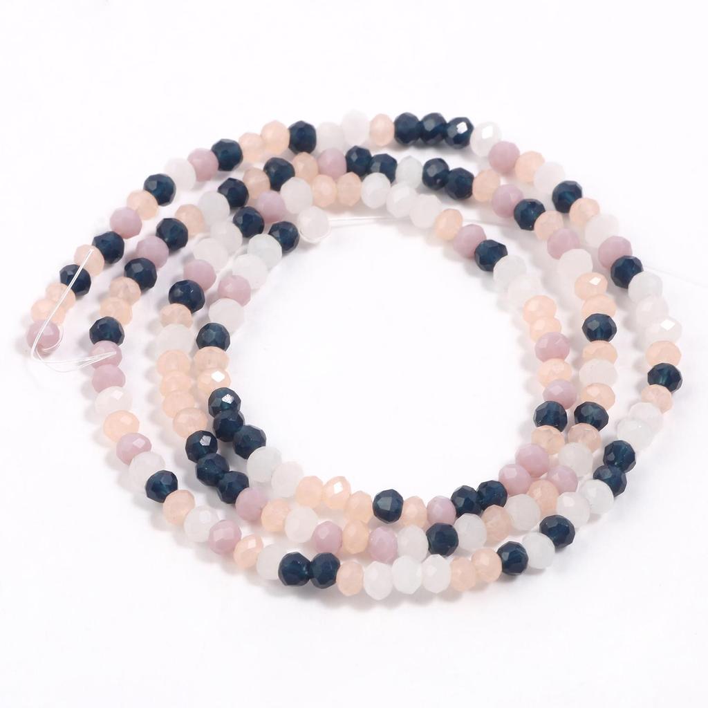 2x3mm Rondell Faceted Crystal Quartz Loose Waist Beads For Jewelry Making DIY Woman Charms Bracelet Necklace Earrings Accessorie