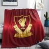 Liverpool Mintás Flanell Takaró, puha dobás hálószobába, kanapéra, mosható, fociszurkolói ajándéktárgy, nagyszerű ajándék.
