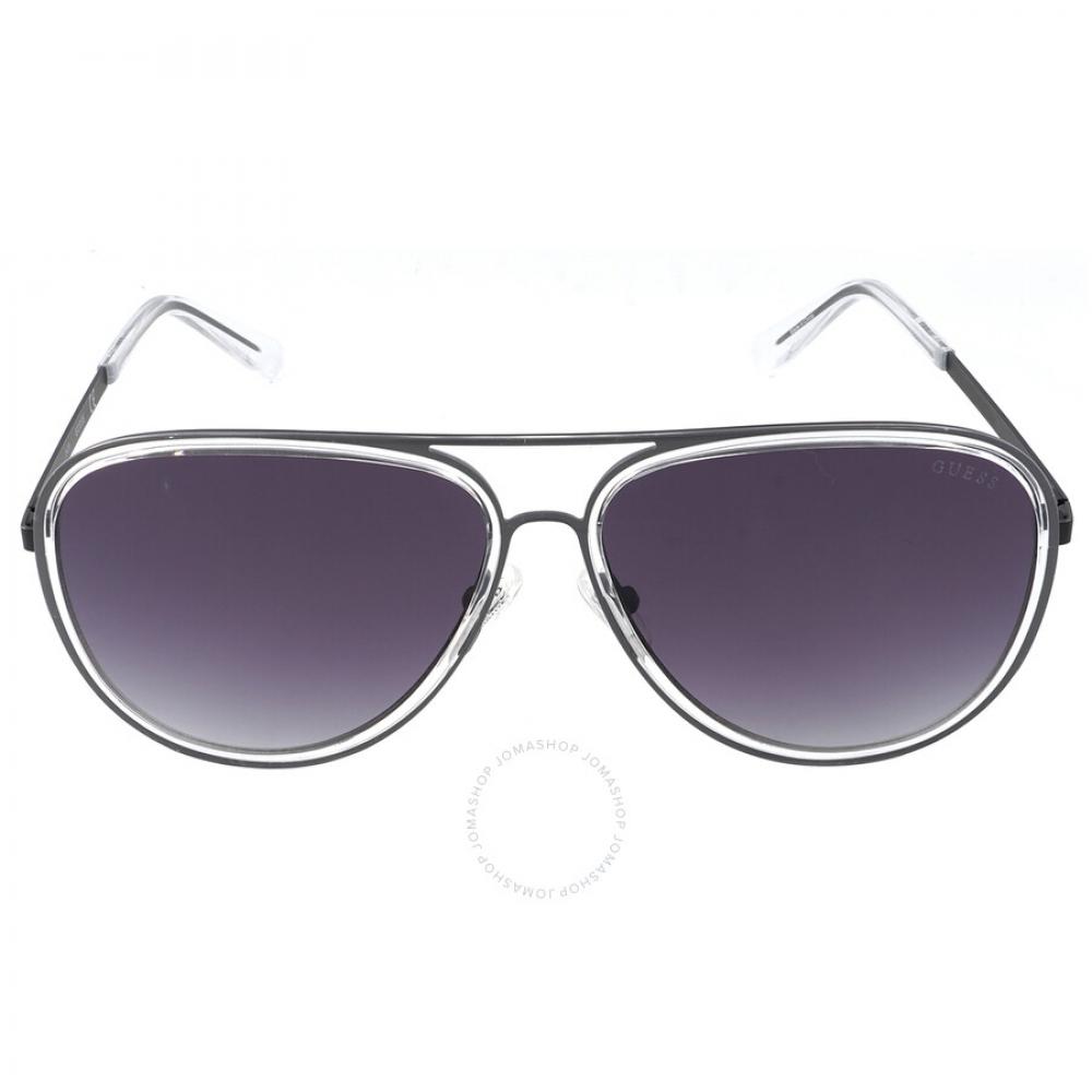 

Guess Серые мужские солнцезащитные очки Pilot GU6982 01B 59