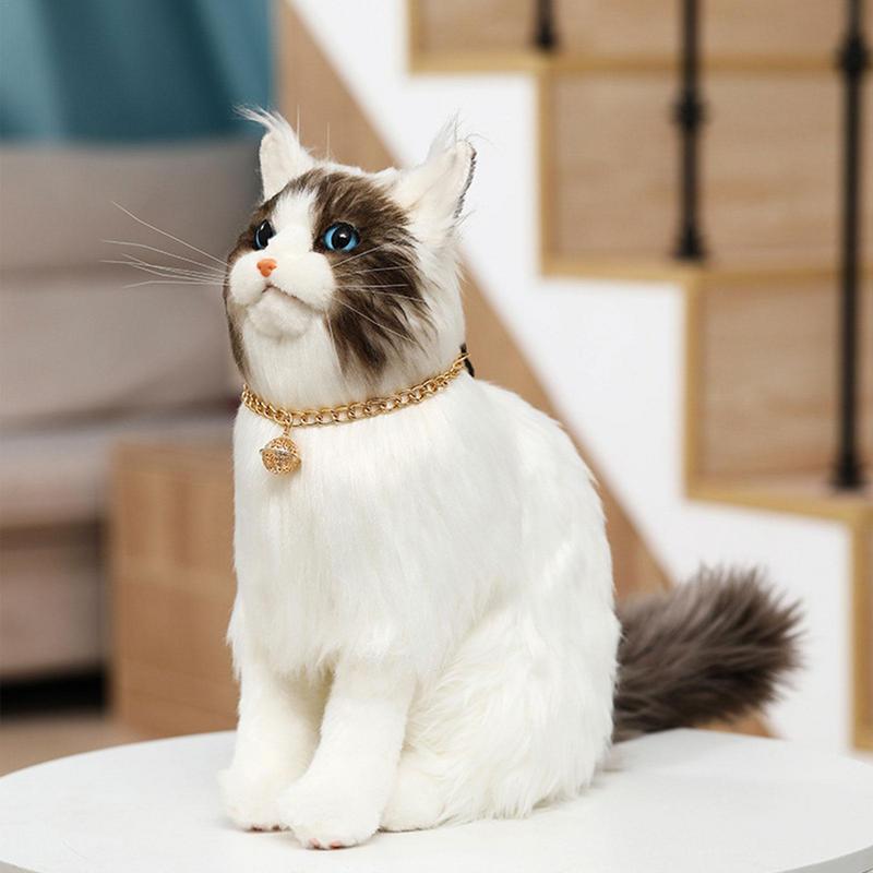Cat Chain Collar With Bell Fashion Design Dog Necklace Collar Cat Necklace Puppy Chain Collar Fashion Jewelry For Cats Dogs