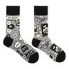 Calzini AB Asimmetrici Trendy Divertenti per Coppia Anatra Mandarina Colorati Calzini a Mezza Gamba SMLSOX
