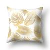 Golden Geometric Puzzle Array Pillow Car Pillow Long Pillow Cushion