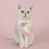 Cat Dog Knitted Scarf Christmas Tree & Bell Embroidery Neck Warmer with Pompom Ball Xmas Party Pet Dress-up Costume Accessories