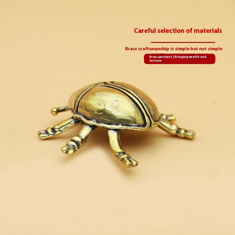 1 Stück Lustige Ameisen Skorpion Handwerk Massivmessing Insekten Käfer Figuren Sammlung Schreibtisch Kleines Ornament Heimdekoration