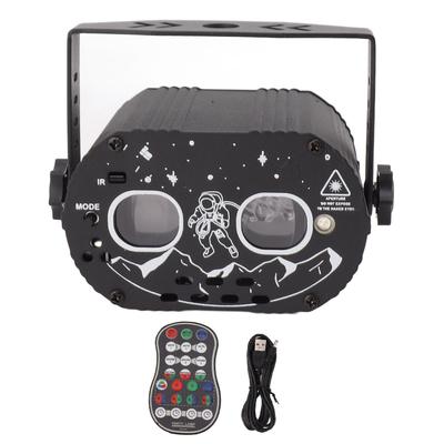 Stage Laser Light Mini Dj Lights Sound Activated Remote Control Strobe Light for Christmas Karaoke
