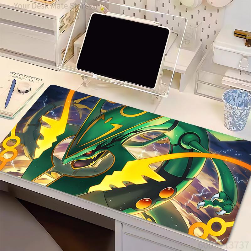 Large Mouse Pad Mini Pc P- Rayquaza Office Computer Desk Mat Table Keyboard Pad Laptop Carpet Accessories Gaming Mousepad