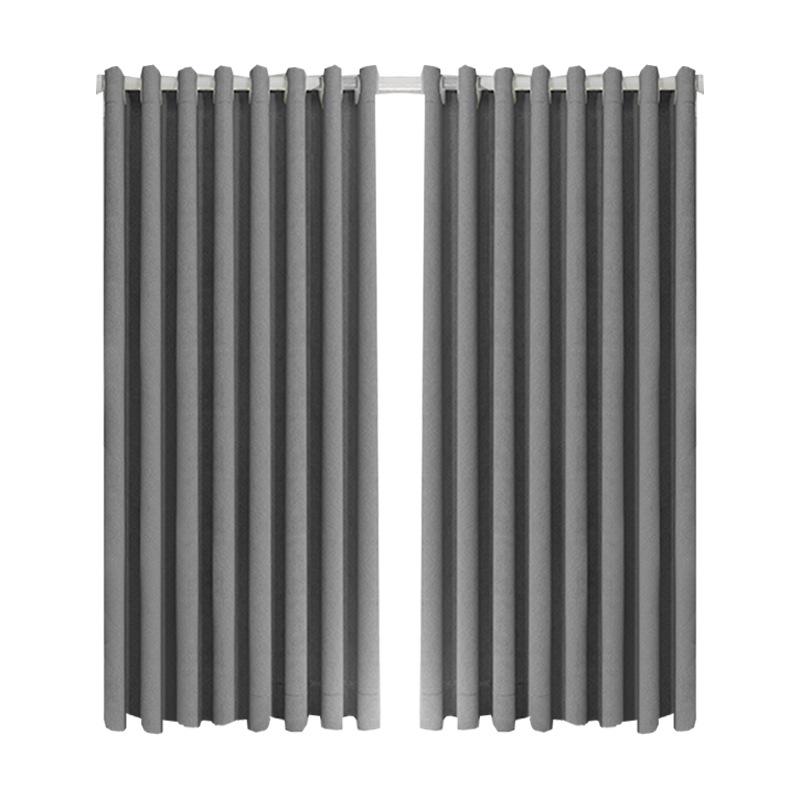 Thickened Blackout Linen Curtains - Luxury Sunshade, Punch-Free Installation for Living Room