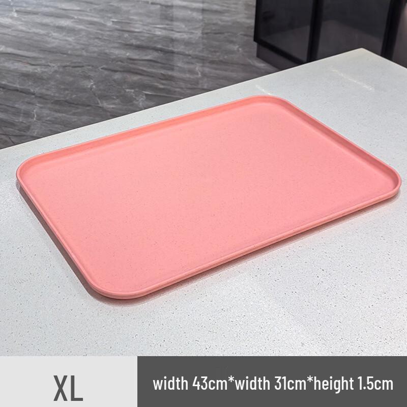 Nordic Style Plastic Rectangular Serving Tray