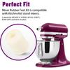 Mixer Rubber Feet Compatible with KitchenAid Stand Mixers Feet, Mixer Feet Pads, Mixer Rubber Feet Replacement Parts 4161530, 9709707, for KSM90,