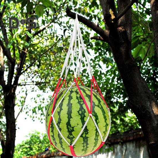 30 stk vannmelon nettingposer Hengekøye Gjenbrukbar melon hengende nettpose Frukthøst espalier hengekøye for vannmelon gresskar cantaloupe