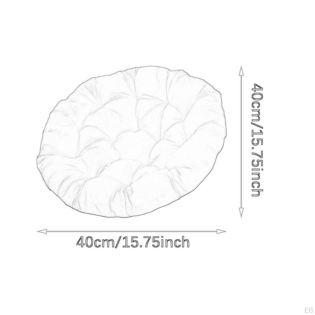 Breathable Cushion for Hanging Egg Chairs, Soft Pad Lawn And Indoor Seating