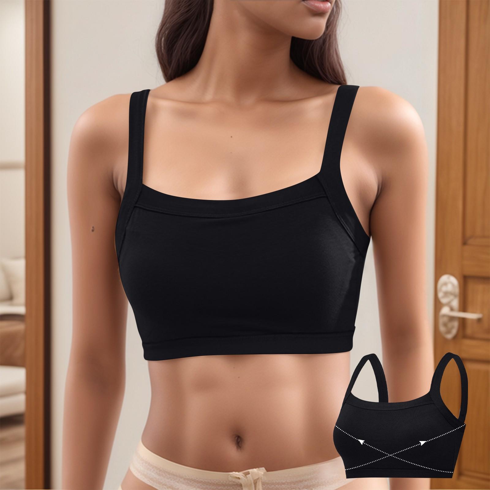 

Женский новый бесшовный облегающий жилет с подушкой для груди, приподнимающий и украшающий M чёрный