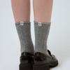 DEPOUND cashmere blend ribbed socks - gray