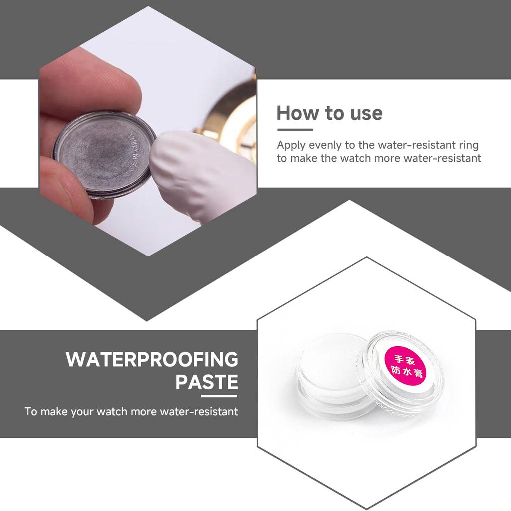 NEW Silicone Grease Watch Waterproof Cream Upkeep Repair Restorer Tool Watch Glass Watch Back Cover Waterproof Ring Repair Tool