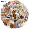 10 30 50PCS Cartoon Zoo Wild Animals Stickers Kawaii Dog Pig DIY Kids Toys Phone Skateboard Laptop Decals Graffiti Sticker F5