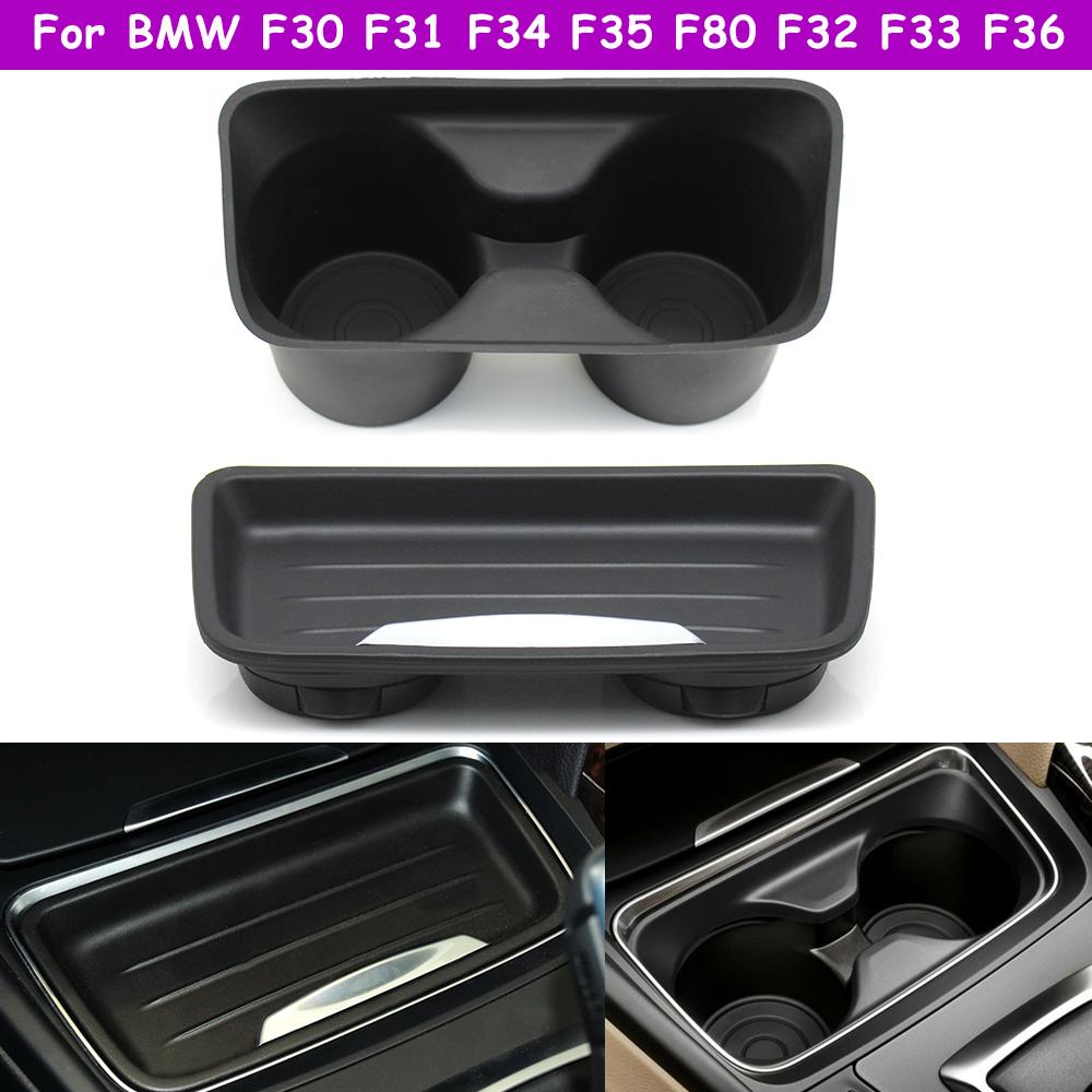 F30 F31 F34 F35 F80 F32 F33 F36 F82 Car Central Console Water Cup Holder Cover Storage Bottle Holder Tray Insert Cover For BMW