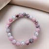 Pink Zebra Crystal Bracelet: Handmade Gift for Birthdays, Mother's Day, Valentine's, Christmas