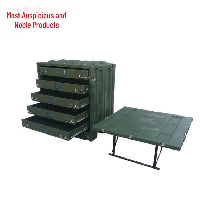 Roto-Molded Multi-functional 5-Drawer Equipment Case