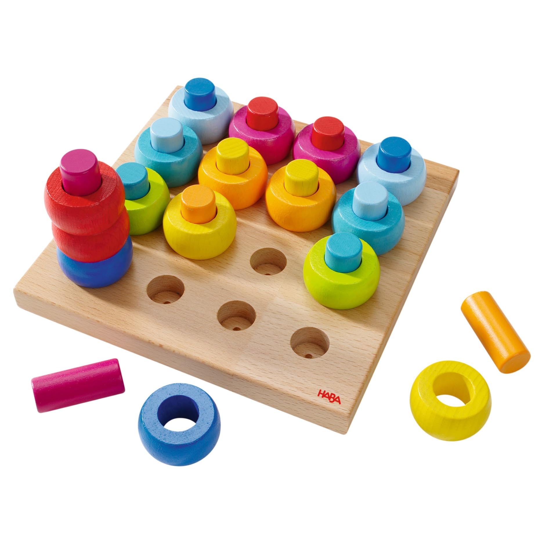 

HABA Peg Play Rainbow Ring 2202