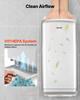 Vertical Hand Dryer, Hand Dryers with HEPA Filter, 19000 RPM High-Speed Motor, Dual-Side Airflow, ABS Sturdy Automatic Air Wall Mount Fast Drying for