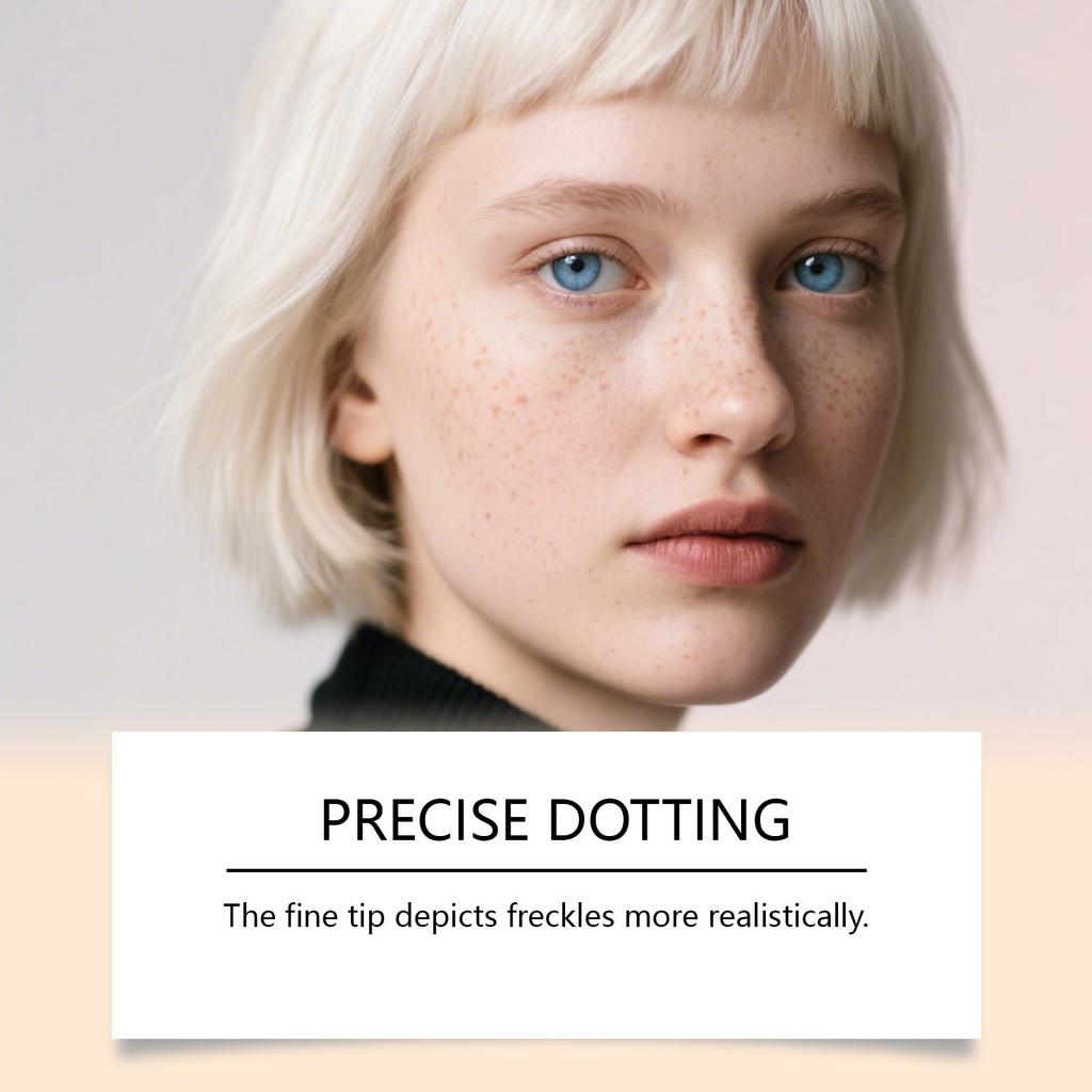Fake Freckle Pen Dot Spot Waterproof Realistics Faux Face Stain Beauty Tool Smoothing Pigments Long-Lasting Stamp Daily Makeup