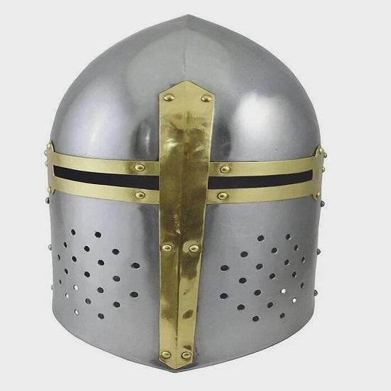 Medieval Steel Sugarloaf Helm