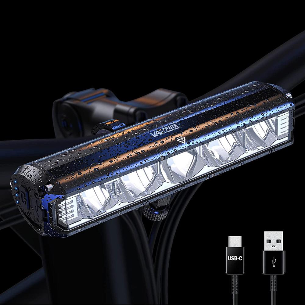 VASTFIRE Bicycle Light Front 8000mAh Bike Light 6000Lumen Waterproof Flashlight USB Charging MTB Road Cycling Lamp Accessories