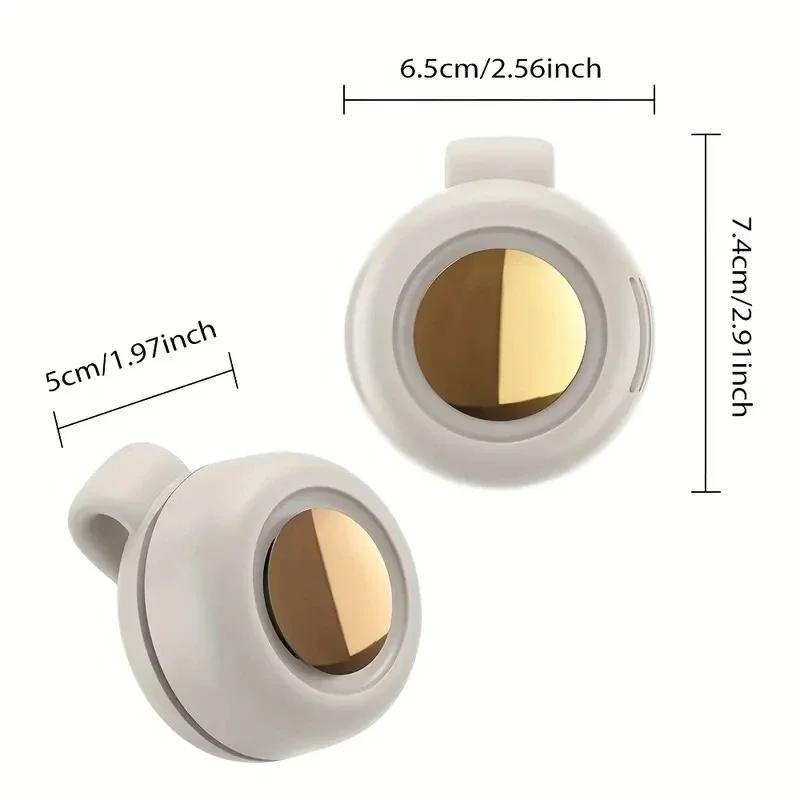 Portable Waist Hanging Small Whirlwind Fan Clip-On Quiet Outdoor Leafless Rotating Direction Mini Clip Neck Waist Fan Air Cooler