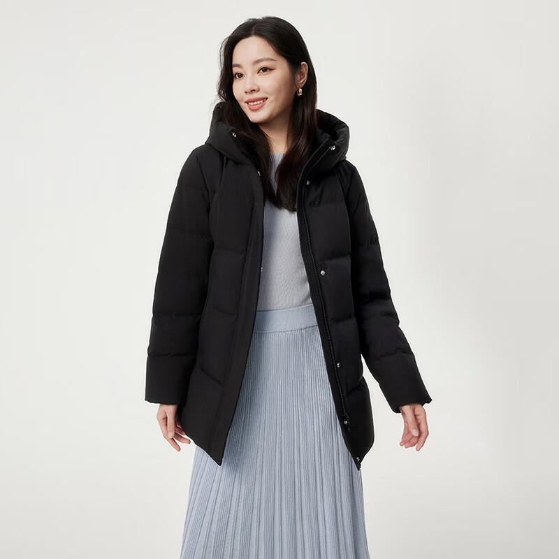 Tanboer Damen Mittellange Verdickte Daunenjacke 510508Z