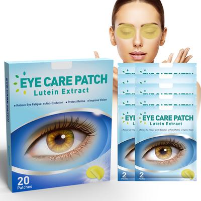 Cerotto per gli occhi alla luteina 20 pezzi per alleviare l'affaticamento degli occhi, la congestione e la secchezza dei bulbi oculari