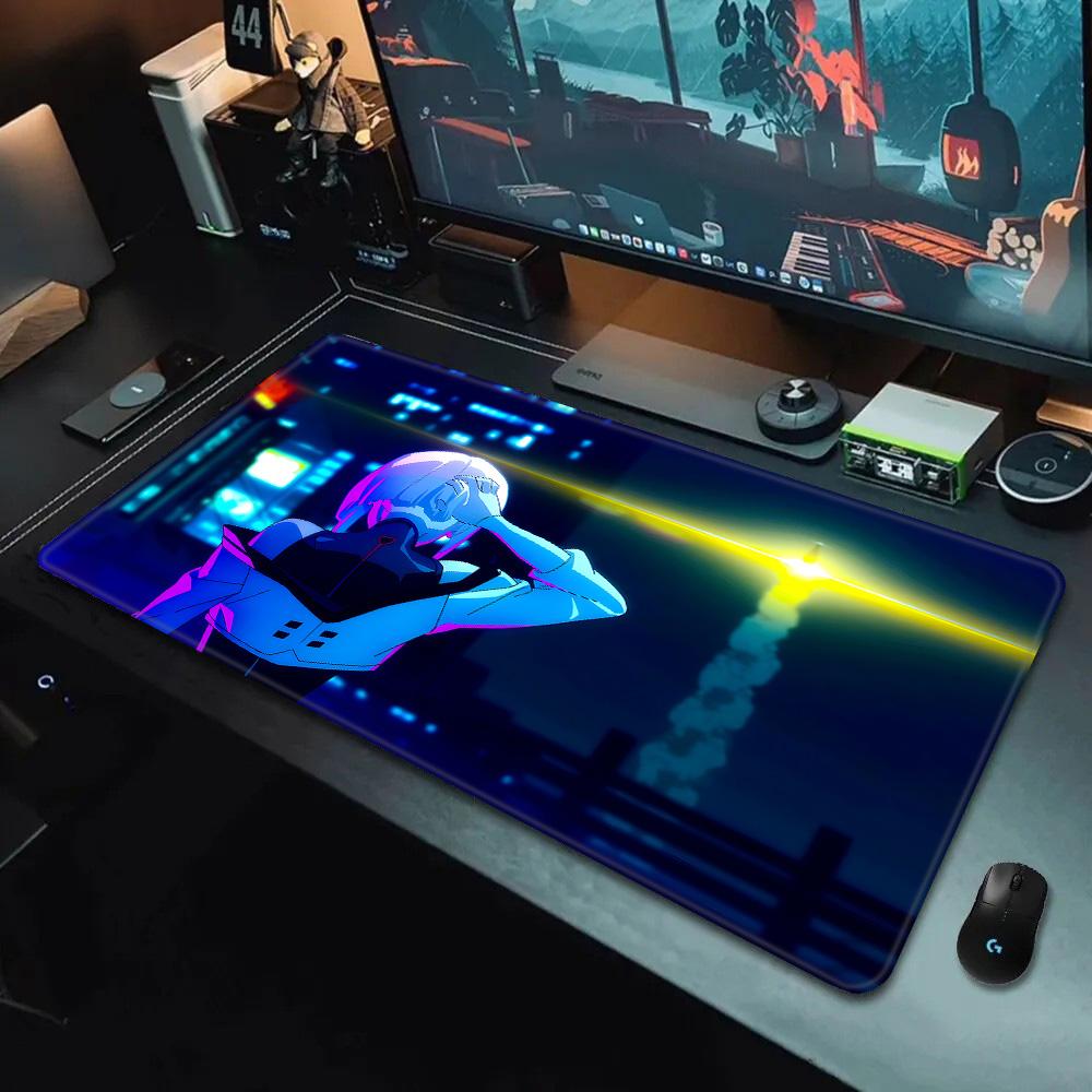 Cyberpunk Anime Edgerunners Mousepad HD Printing Computer Gamers Locking Edge Nonslip Mouse Pad XXLxcm Keyboard PC Desk Pad