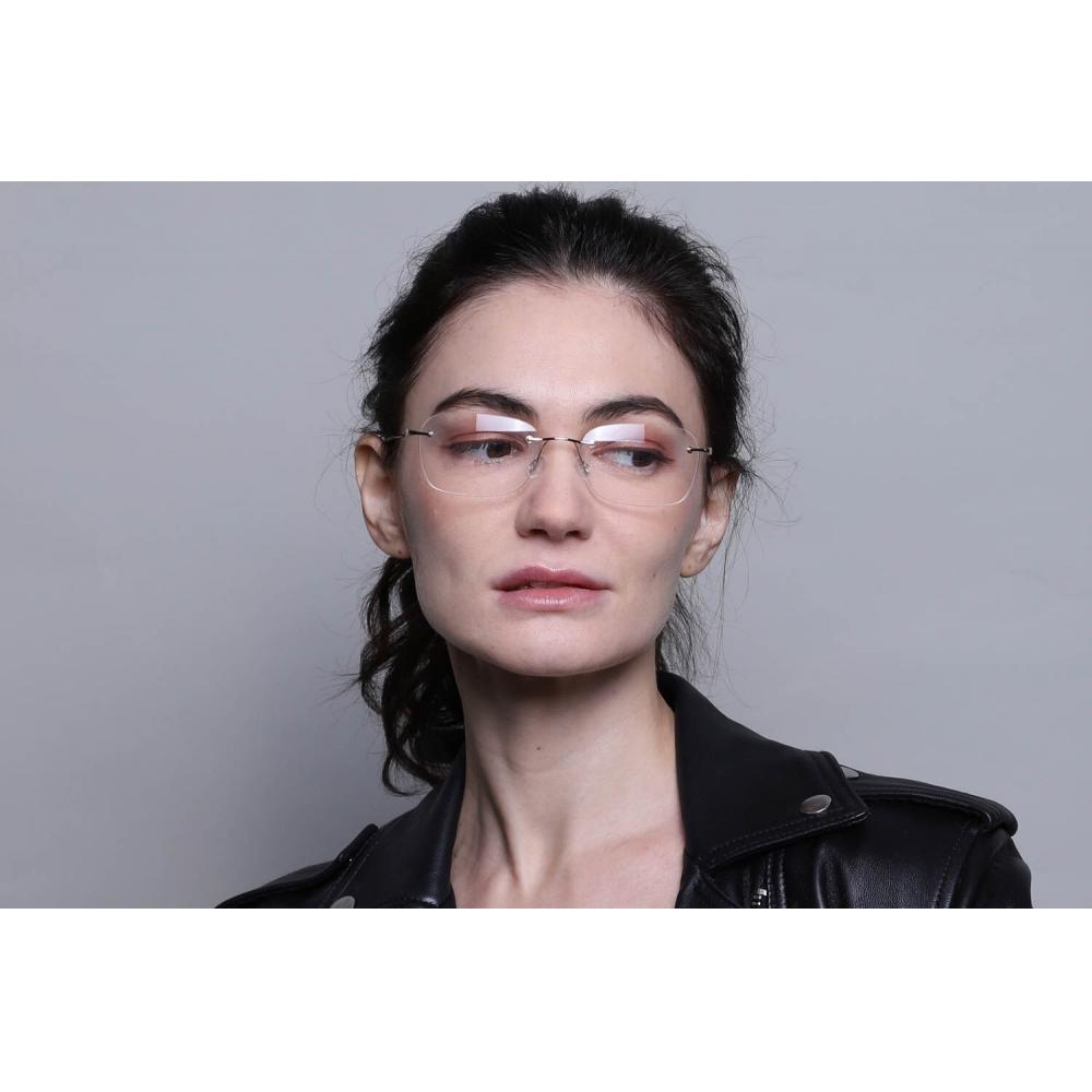 Rimless Rectangle Gold Smartbuy Collection Merry Tt 3gh 001 Fashion Unisex Eyeglasses