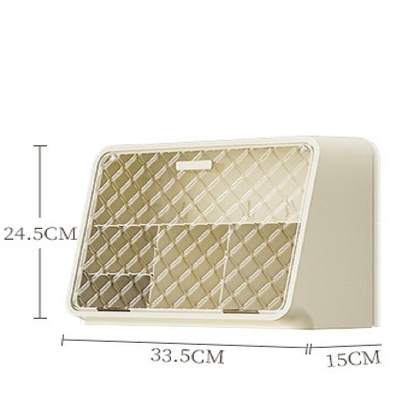 Théière de bureau à fixation murale, boîte de rangement pour tasses à thé, armoire de rangement pour tasses anti-poussière, porte-gobelet à café, support de rangement