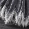Hooded Wolf Dress with Furry Trim Adult Outfit Faux for Stage Performances