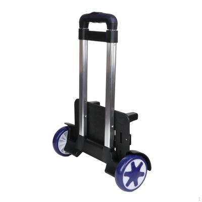 Backpack Cart, Rolling Luggage Cart with Wheels for