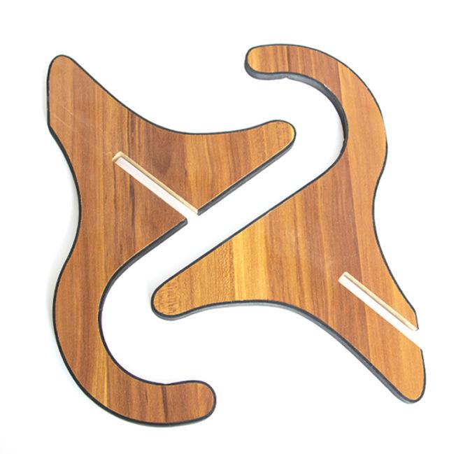 Деревянная подставка для гитары и укулеле - Подходит для акустических, классических и электрогитар