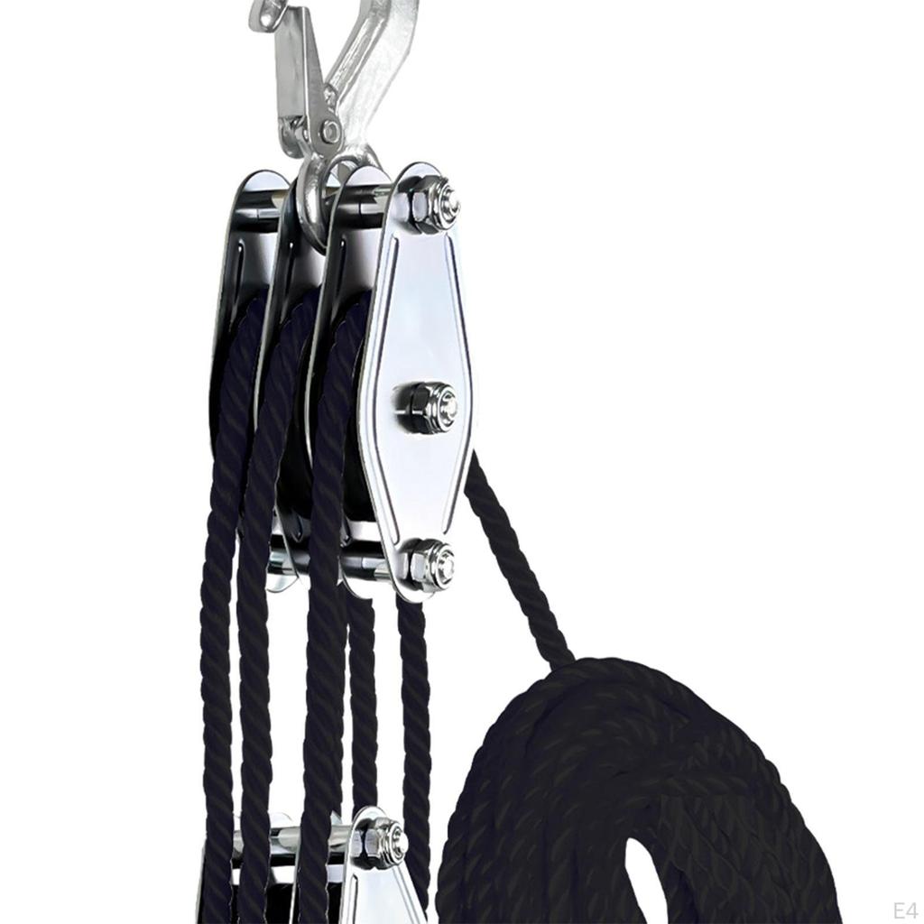 Lift for Heavy Loads, Rotating Pulley Made of Steel